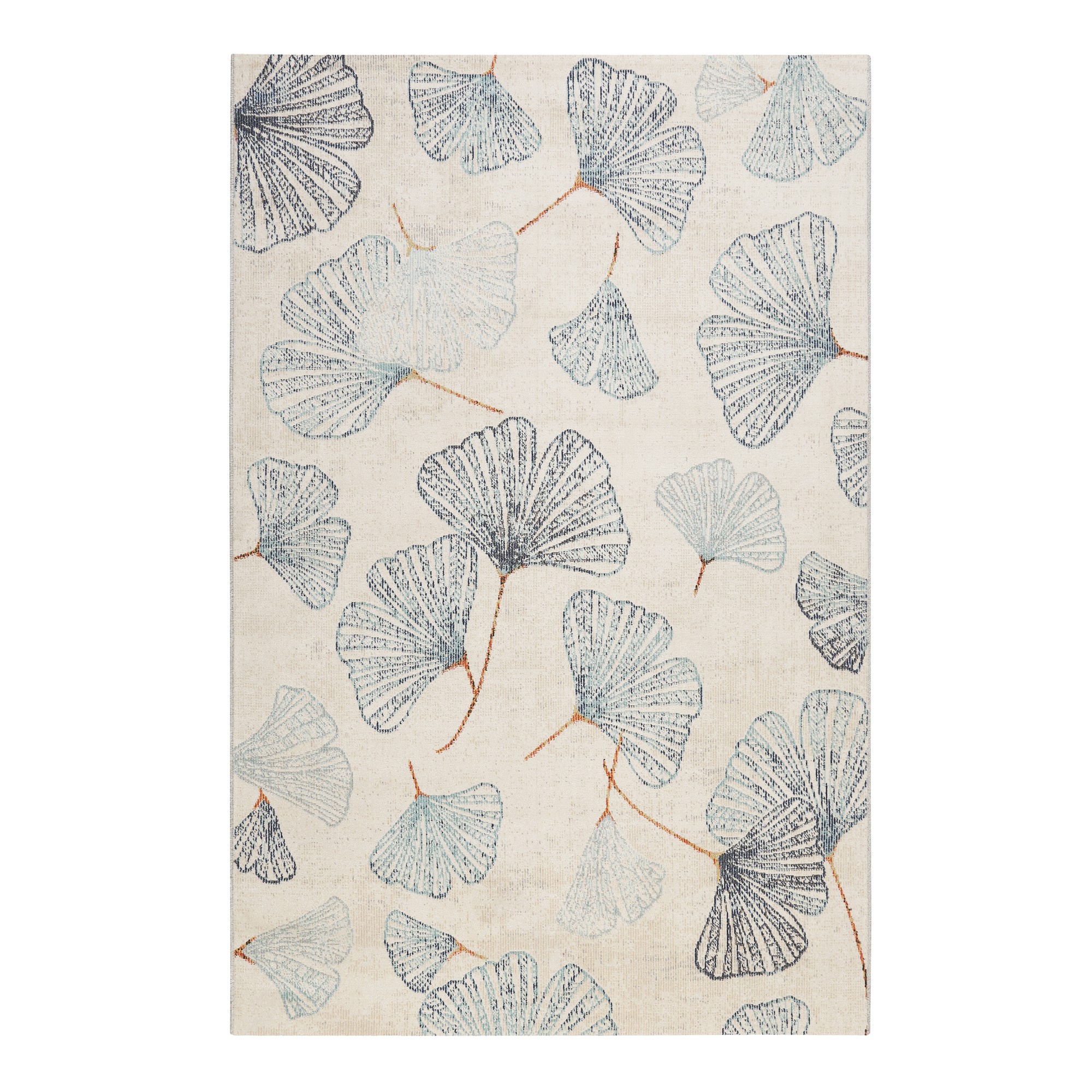 Rivera 20088 030 Botanical Leaf Outdoor Rugs In Beige